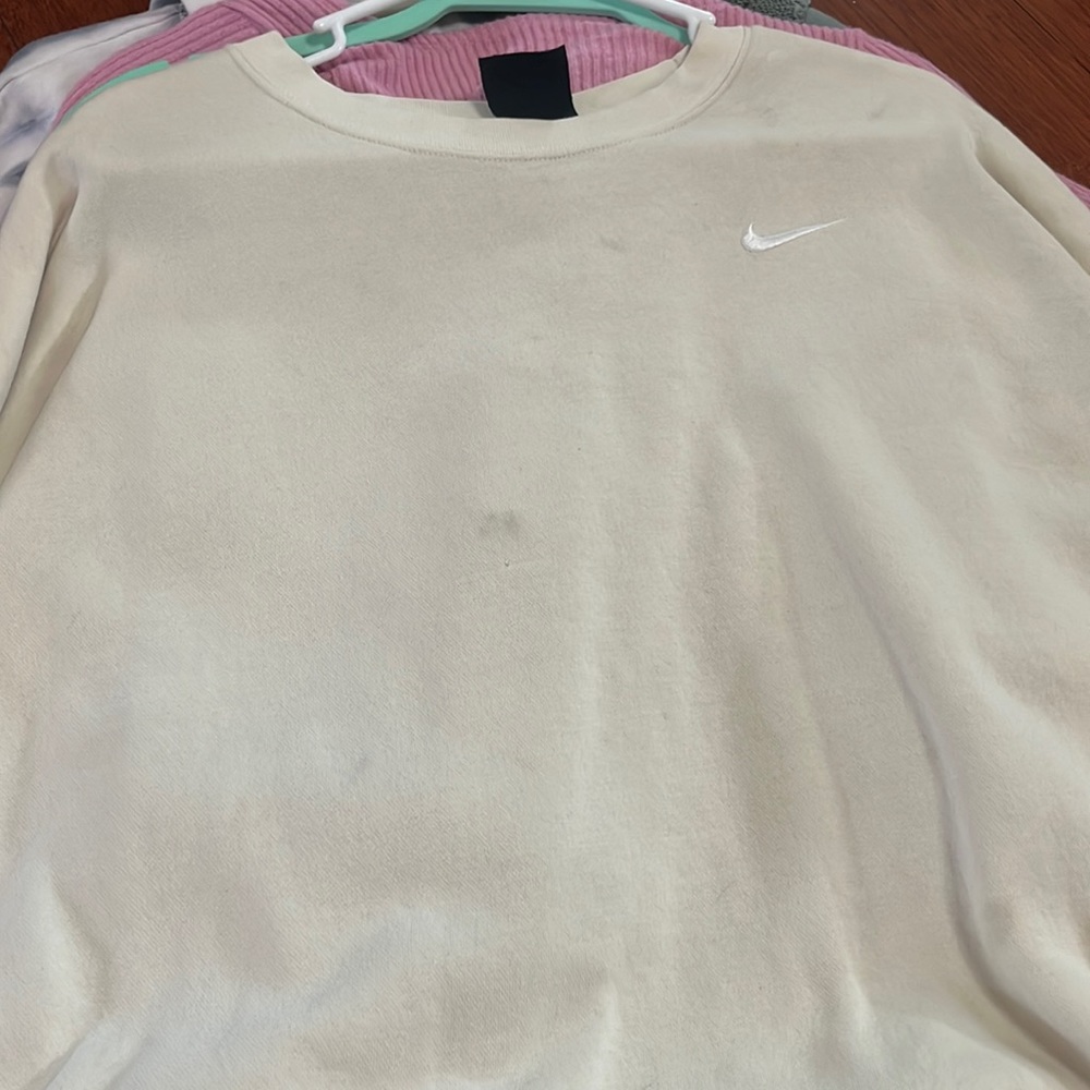 Nike hoodie I wear small and wore oversized